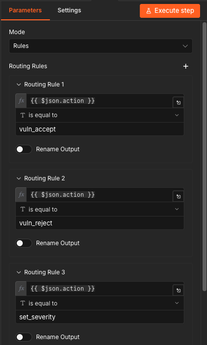 One Switch node, every interactive event. The state machine made visible.