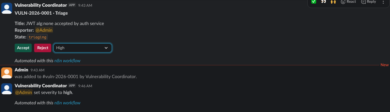 Even a simple field update flows through the orchestration layer. Consistency over cleverness.